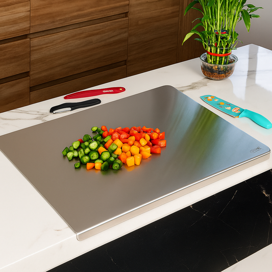 ChefBoard™ - Stainless Steel Chopping Board