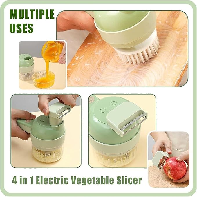 GrindGo™ - 4 in 1 Vegetable Cutter