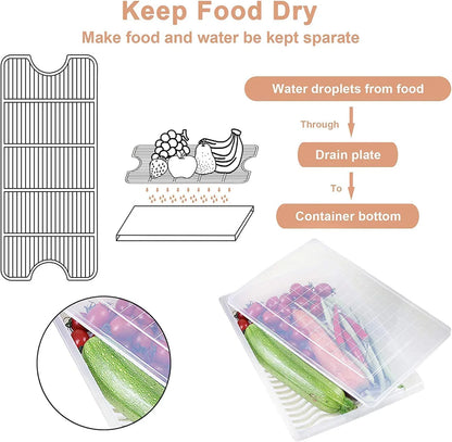 Fridge Storage Container (Pack of 6) - HomeHives