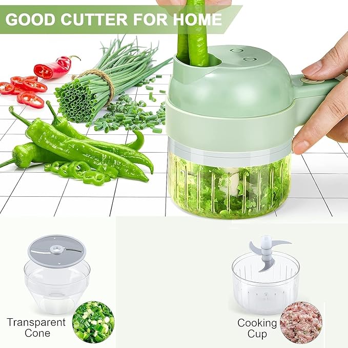 GrindGo™ - 4 in 1 Vegetable Cutter