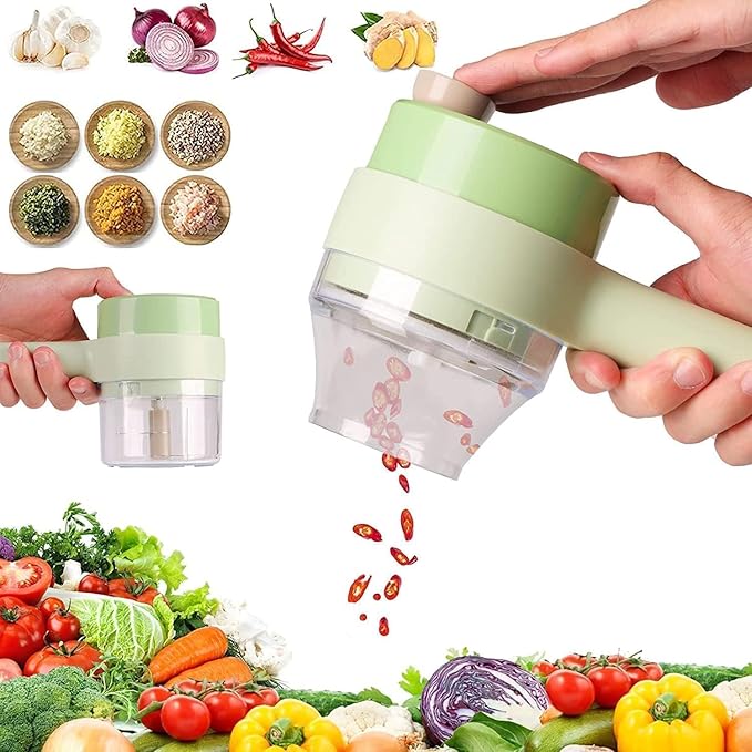 GrindGo™ - 4 in 1 Vegetable Cutter